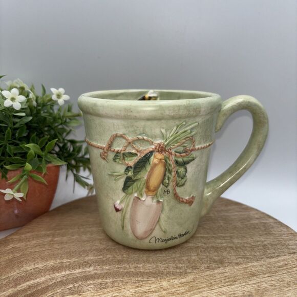 Hallmark Marjolein Bastin Nature's Sketchbook 3D Garden Mug Coffee Replacement - Picture 1 of 9